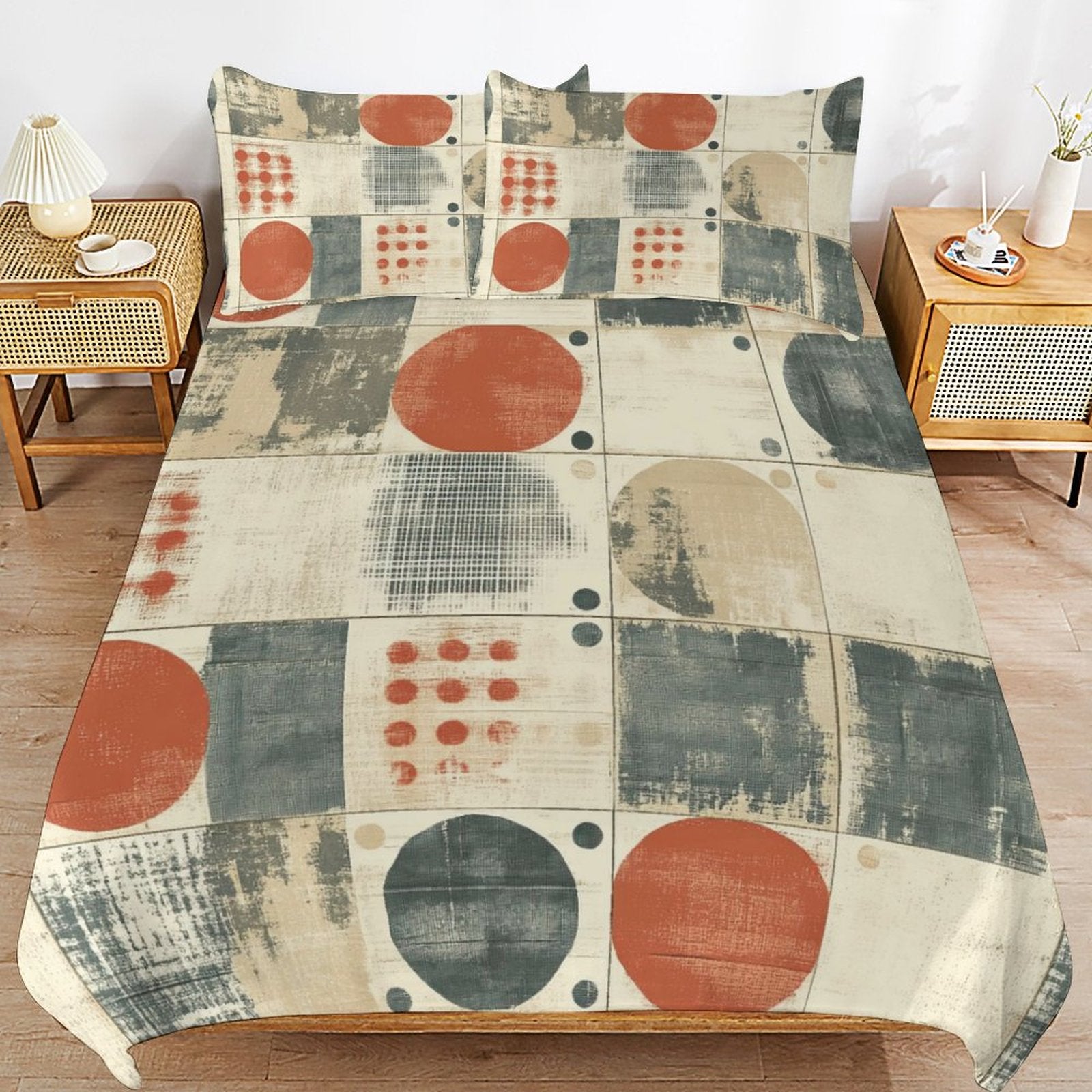 King 3-Piece Bedding Set-102"x90"/ 259x229cm
