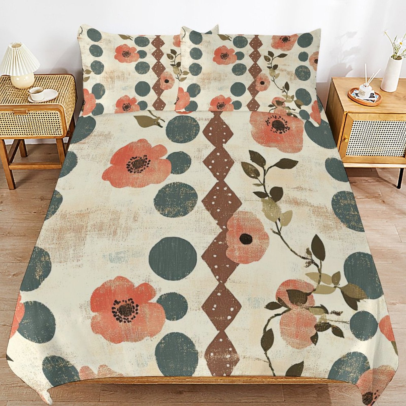 King 3-Piece Bedding Set-102"x90"/ 259x229cm