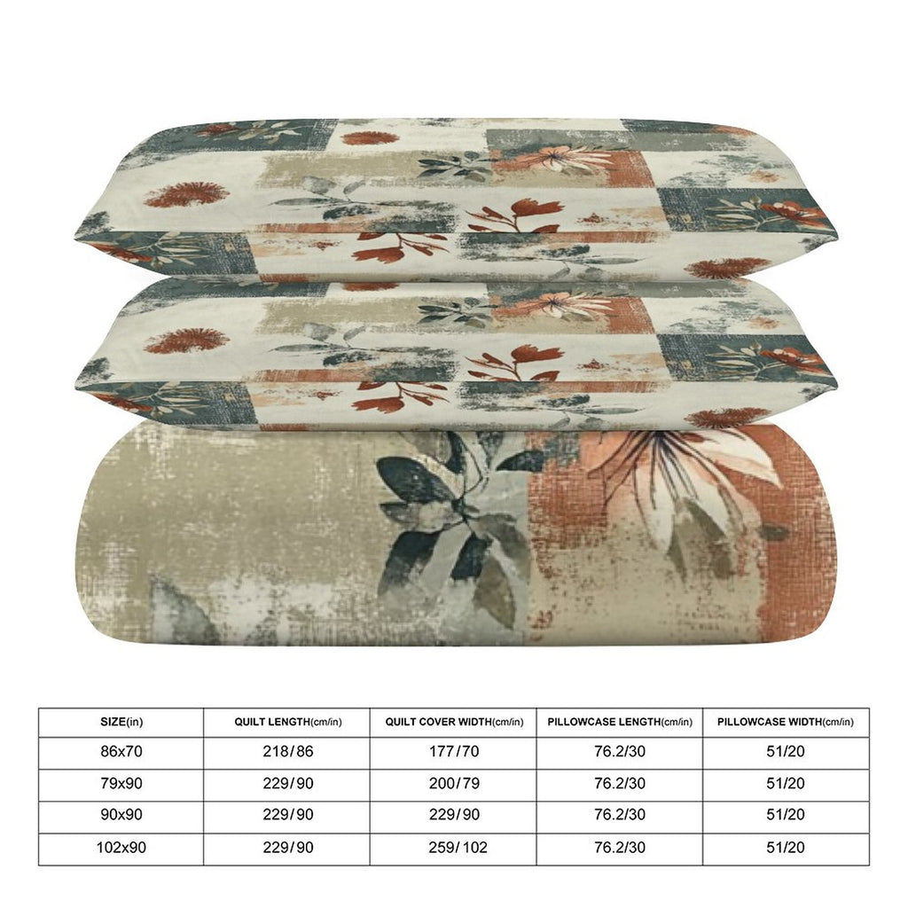 Full 3-Piece Bedding Set-86"×70"/ 218×177cm