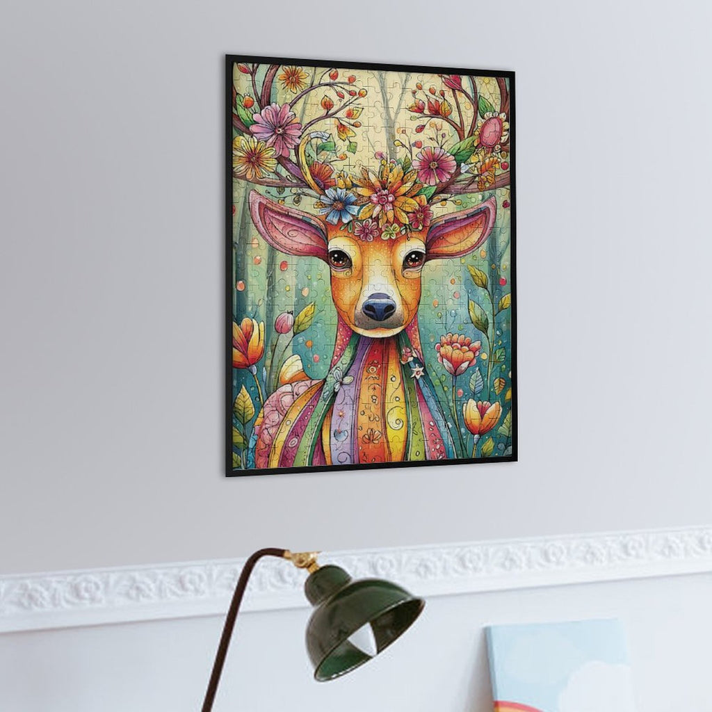 Colorful deer Wooden Puzzle