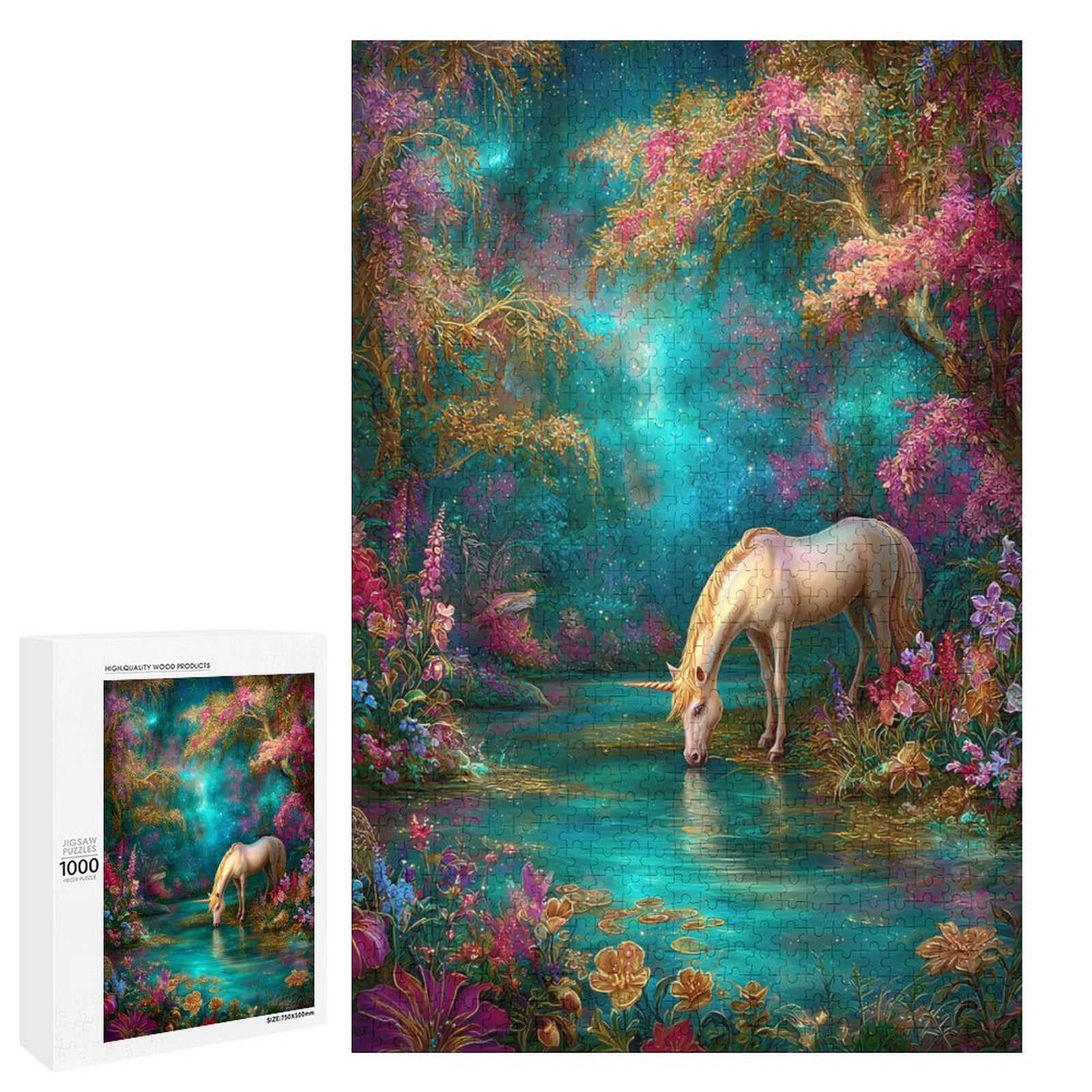 Mystical Unicorn Wooden Puzzle