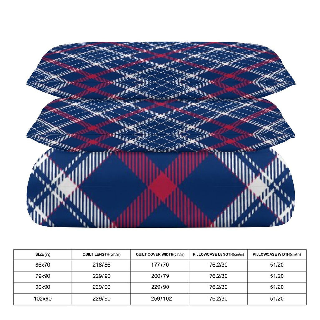 King 3-Piece Bedding Set-102"x90"/ 259x229cm