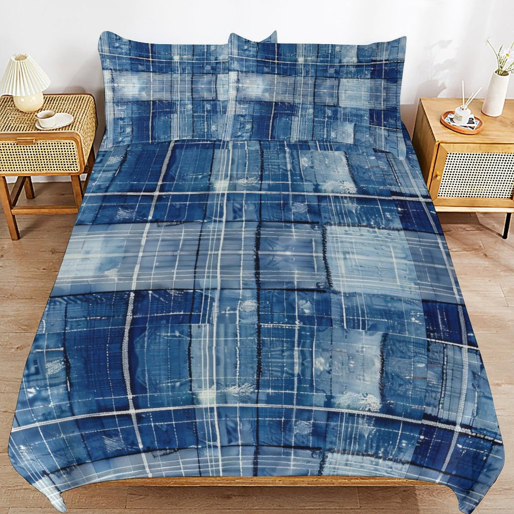 Queen 3-Piece Bedding Set-90"x90"/ 229x229cm