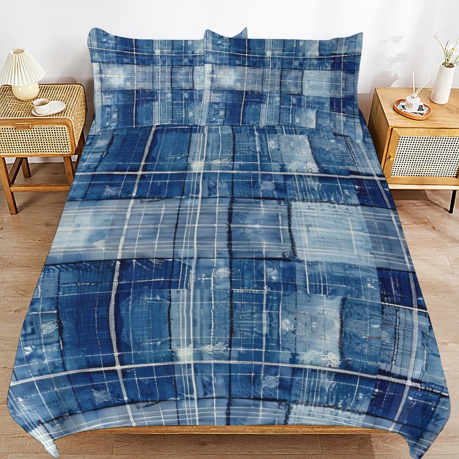 Queen 3-Piece Bedding Set-90"x90"/ 229x229cm