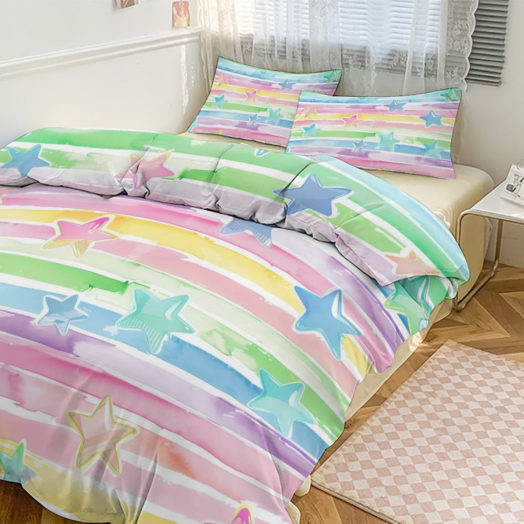 Queen 3-Piece Bedding Set-90"x90"/ 229x229cm