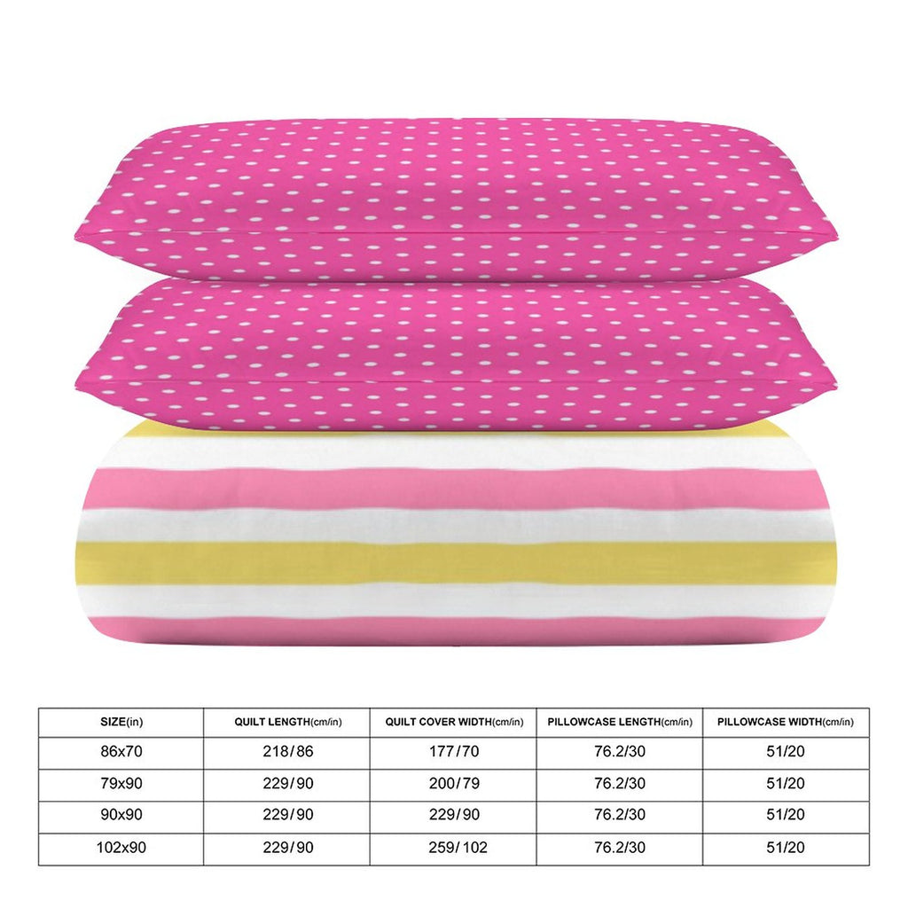 Full 3-Piece Bedding Set-86"×70"/ 218×177cm