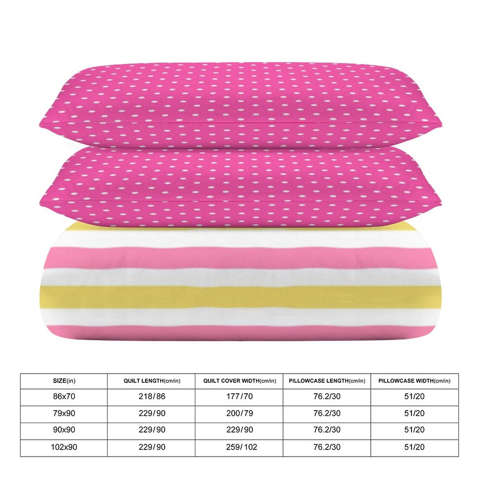 Full 3-Piece Bedding Set-86"×70"/ 218×177cm