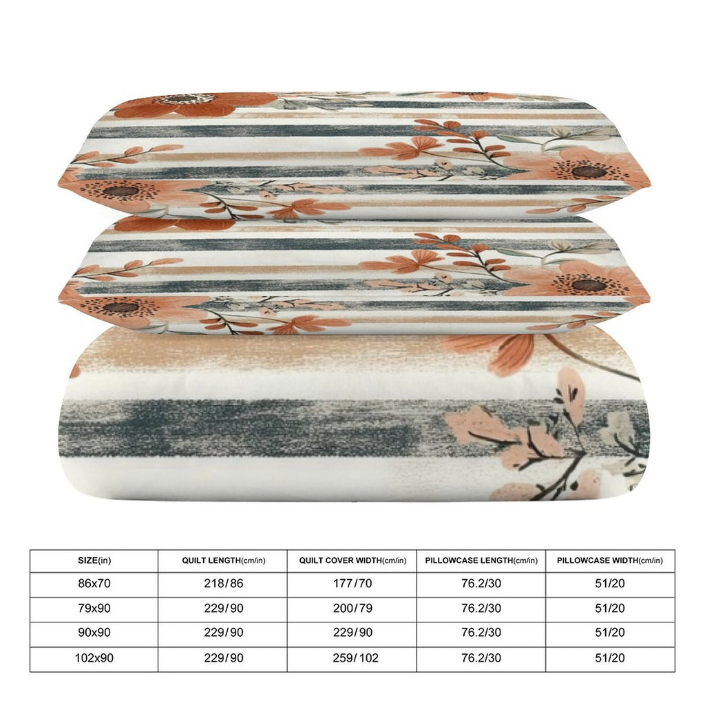 Full 3-Piece Bedding Set-86"×70"/ 218×177cm