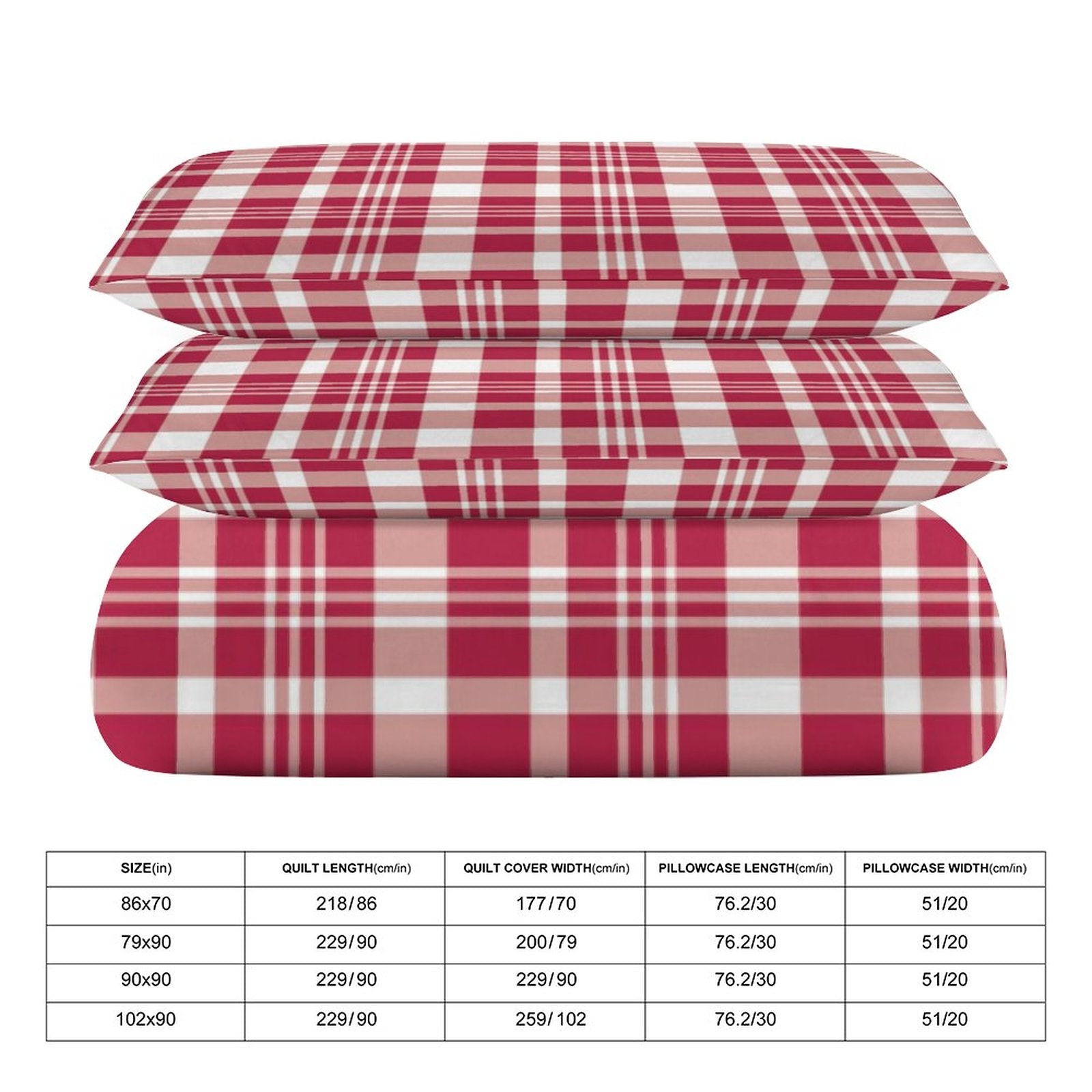 Full 3-Piece Bedding Set-86"×70"/ 218×177cm