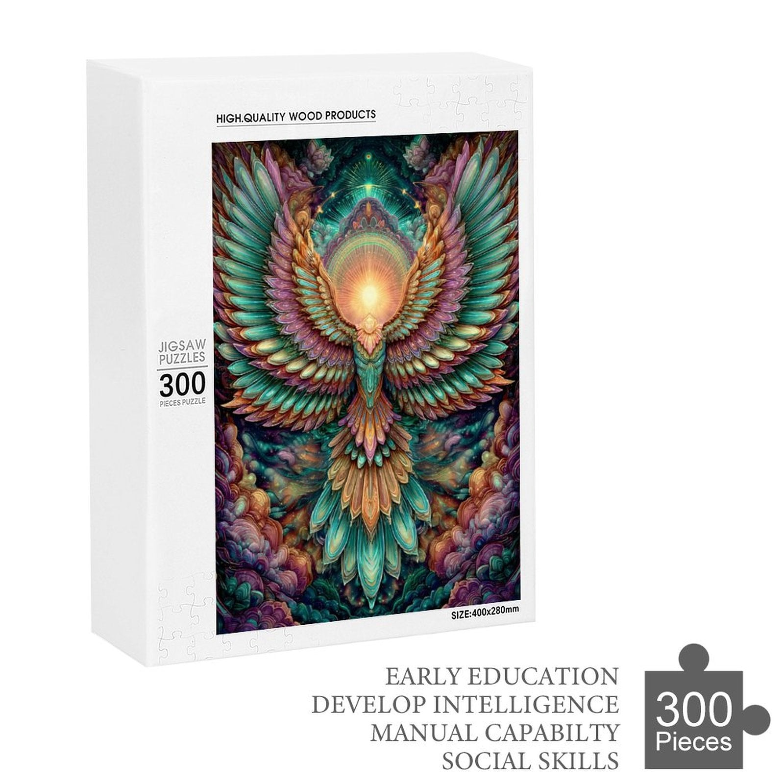 Celestial Wings Wooden Puzzle