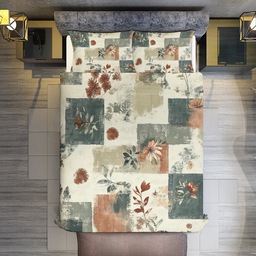 Queen 3-Piece Bedding Set-90"x90"/ 229x229cm