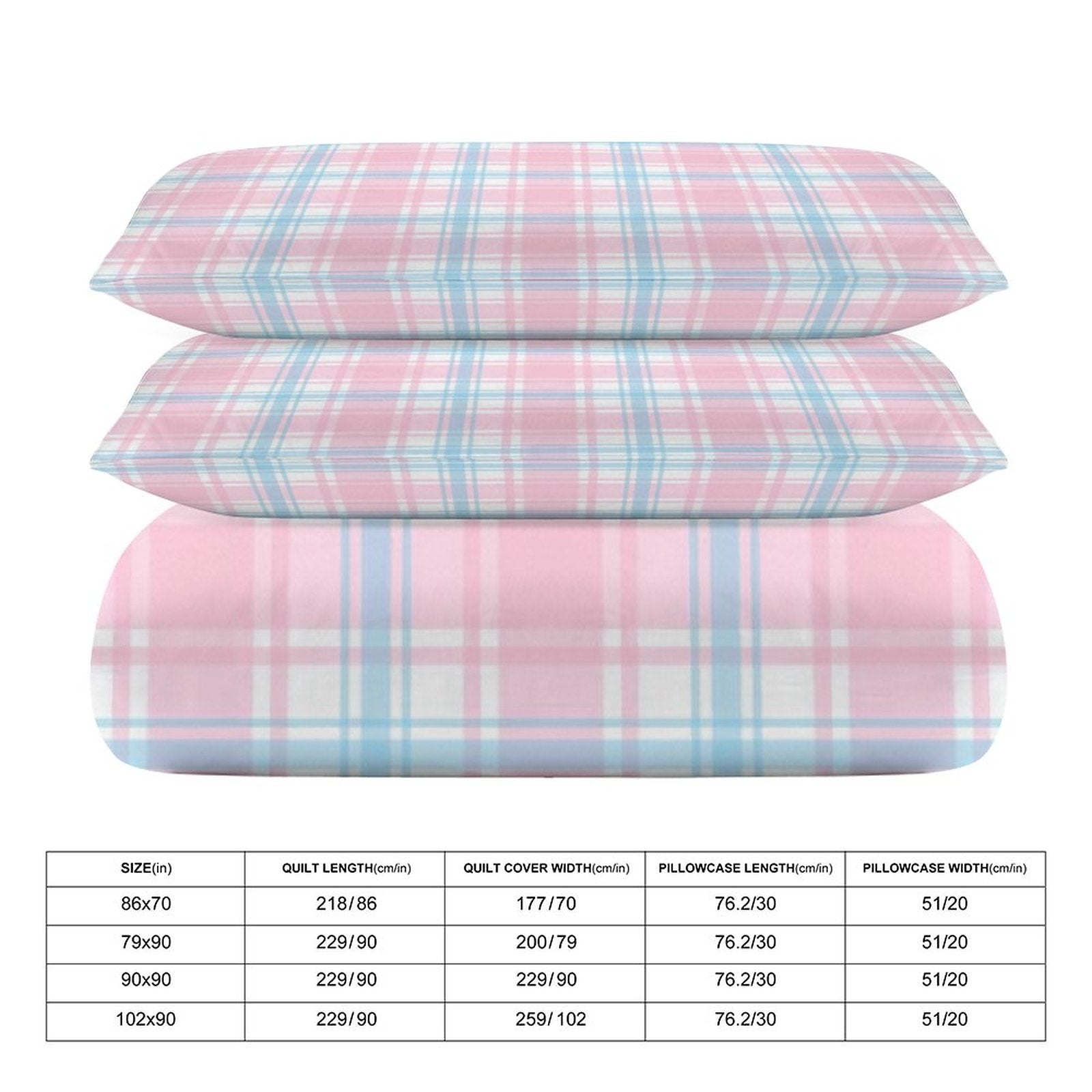 Full 3-Piece Bedding Set-86"×70"/ 218×177cm