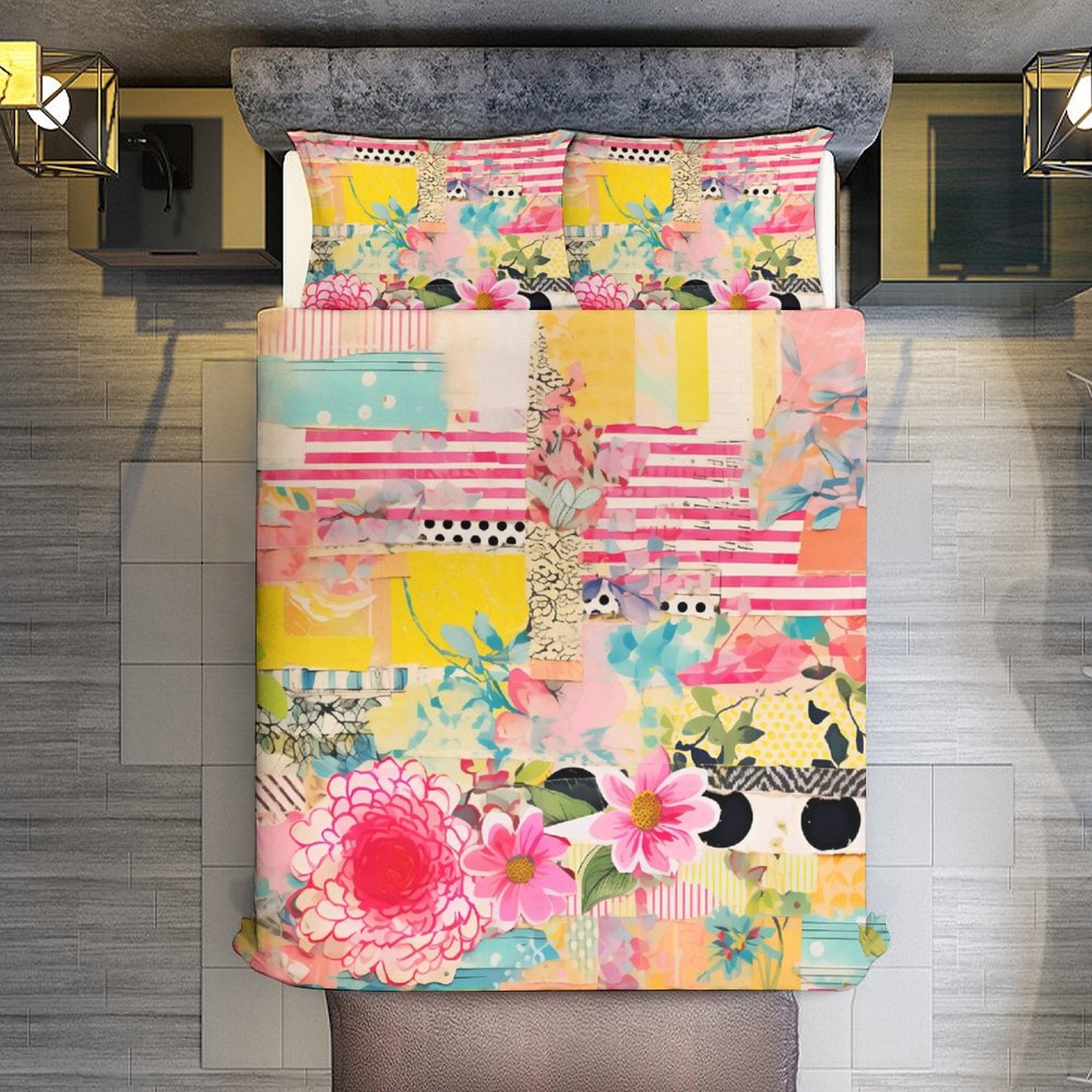 Queen 3-Piece Bedding Set-90"x90"/ 229x229cm