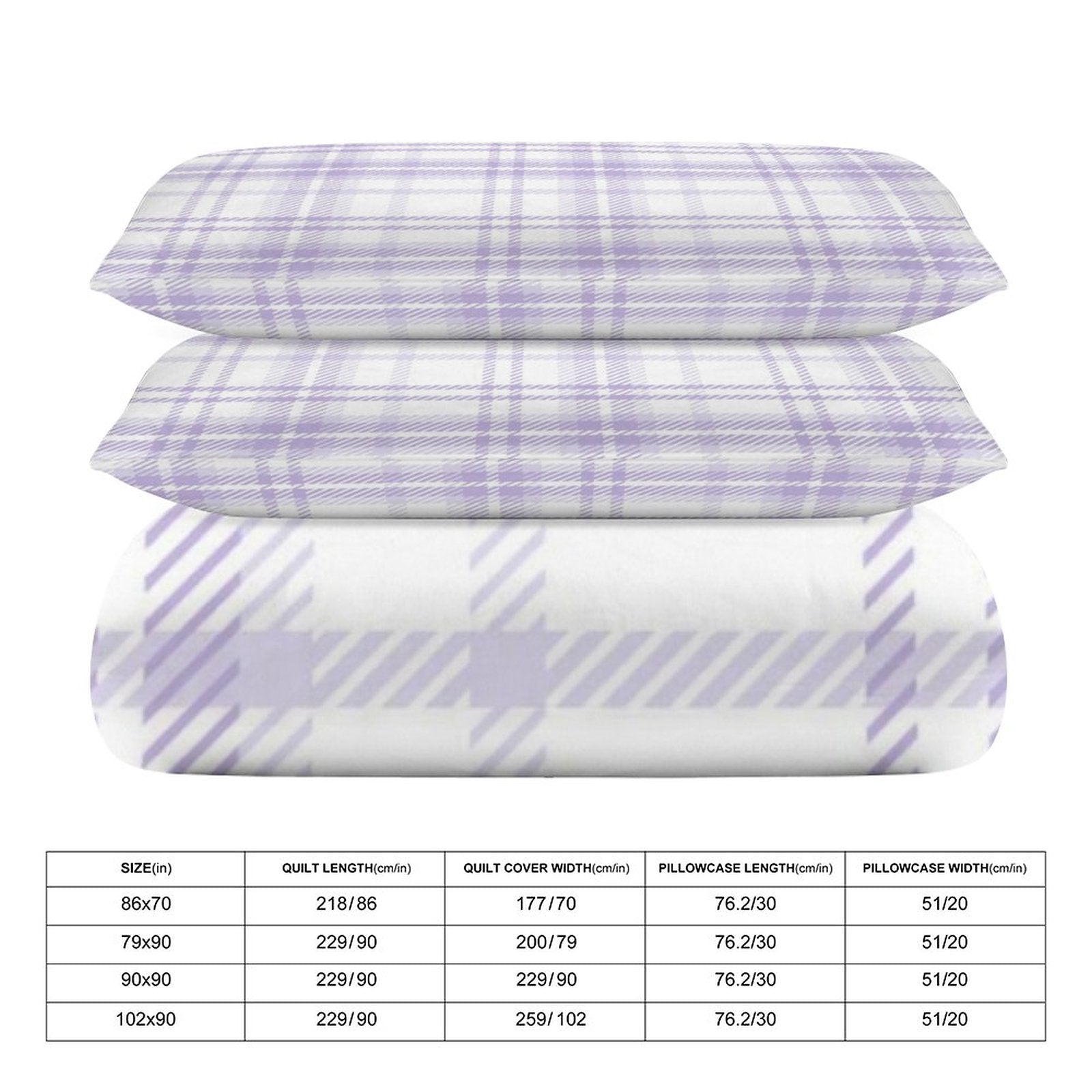 King 3-Piece Bedding Set-102"x90"/ 259x229cm