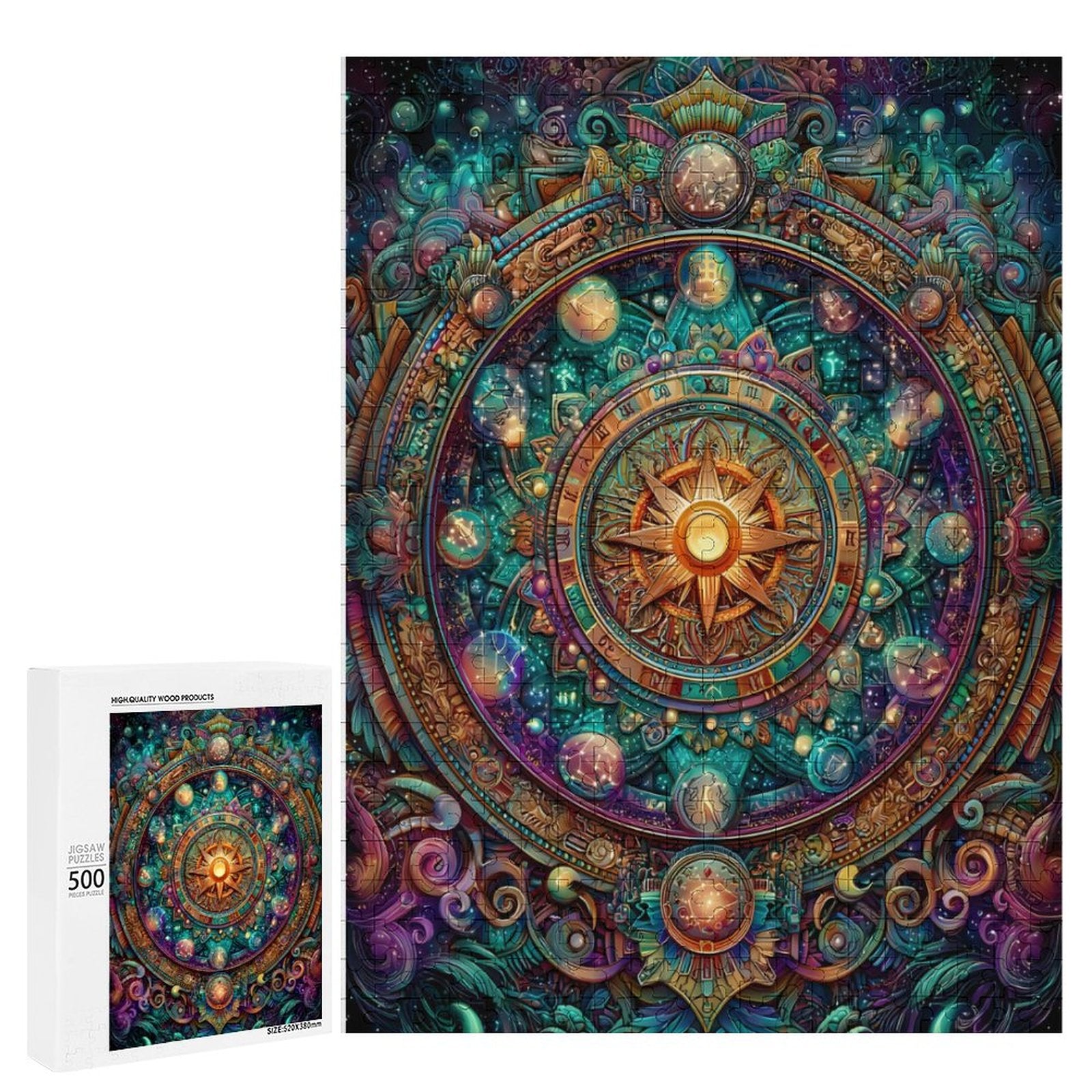 Zodiac dial Wooden Puzzle