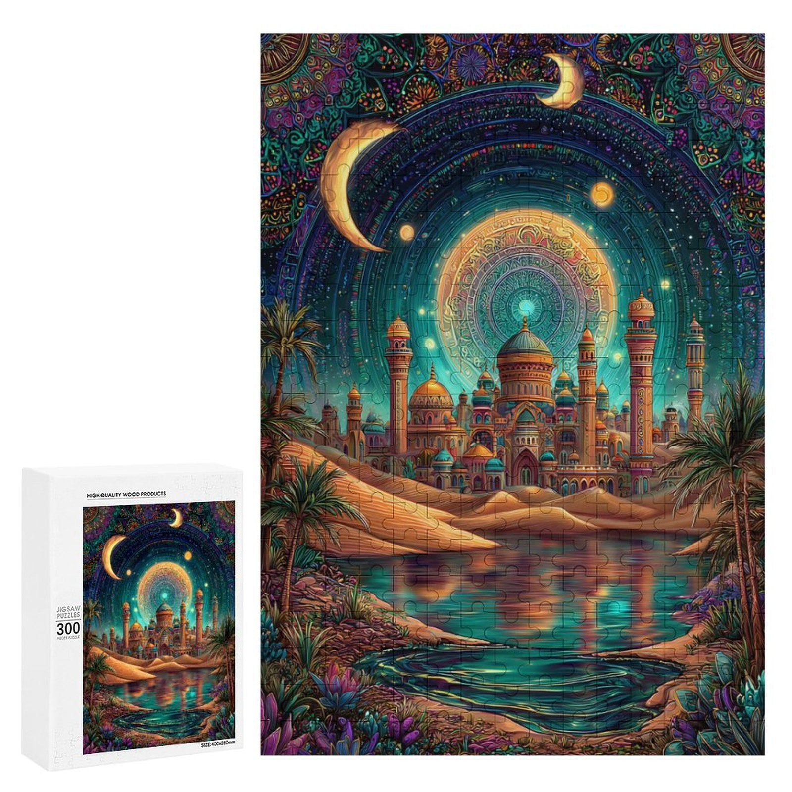 Desert Nights Wooden Puzzle