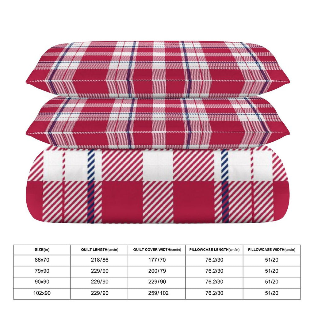 Queen 3-Piece Bedding Set-90"x90"/ 229x229cm