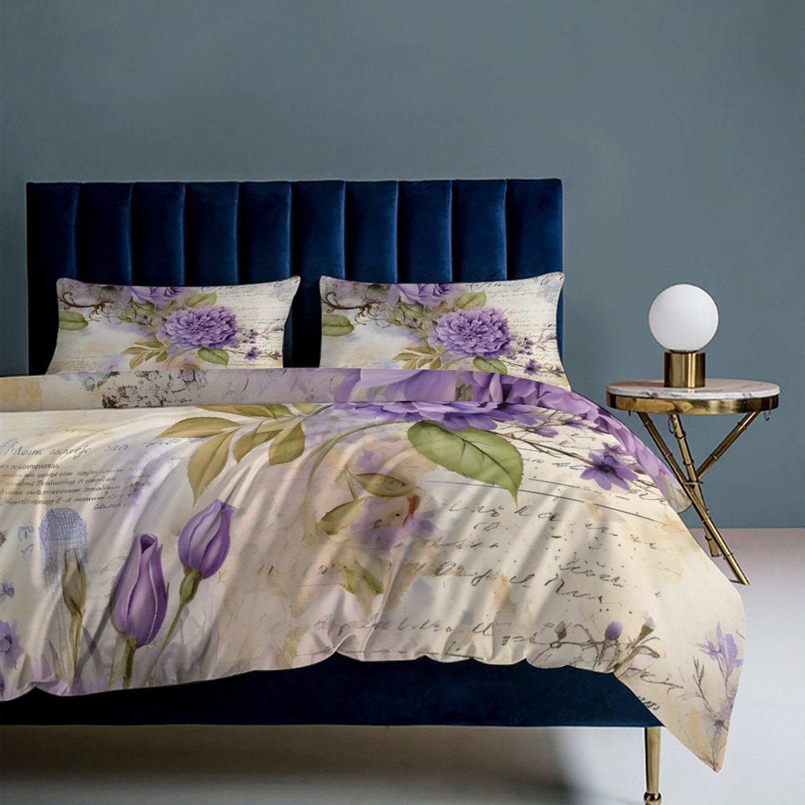 Queen 3-Piece Bedding Set-90"x90"/ 229x229cm