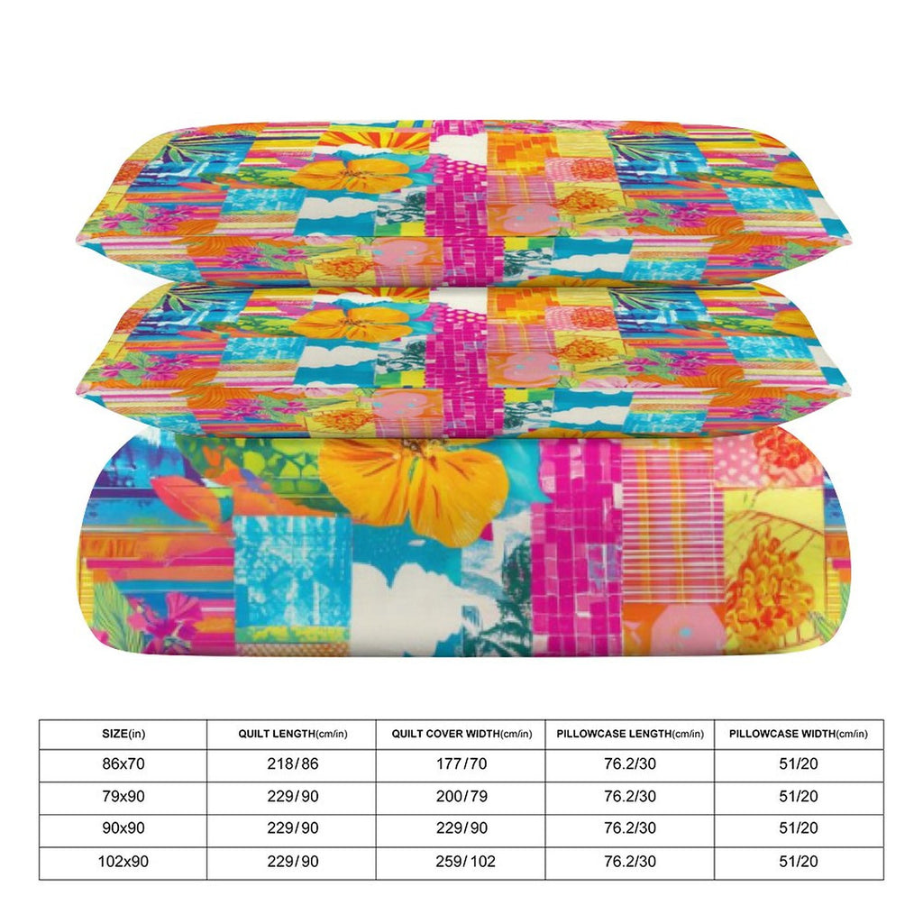 Full 3-Piece Bedding Set-86"×70"/ 218×177cm