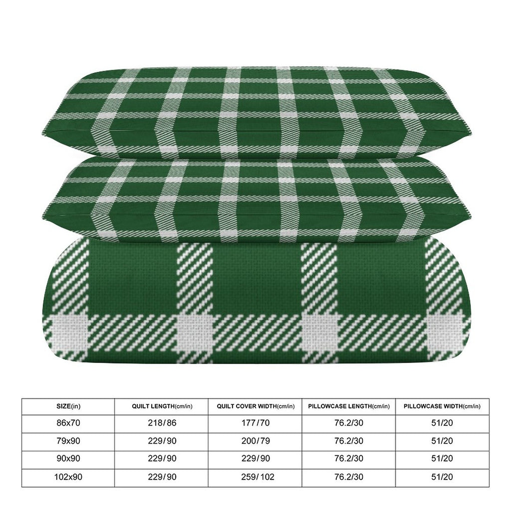 Queen 3-Piece Bedding Set-90"x90"/ 229x229cm