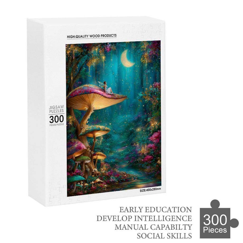Mystical Forest Fairy Wooden Puzzle