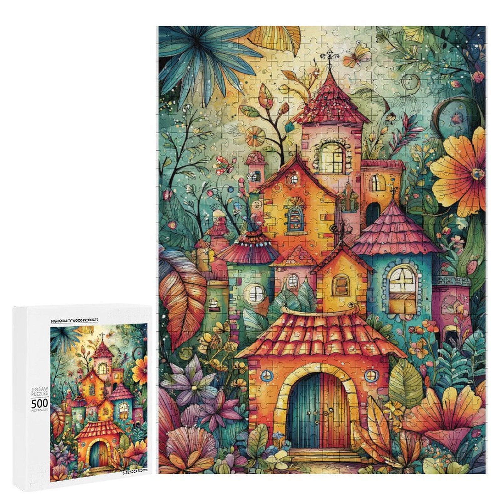 Colorful Wooden Puzzle