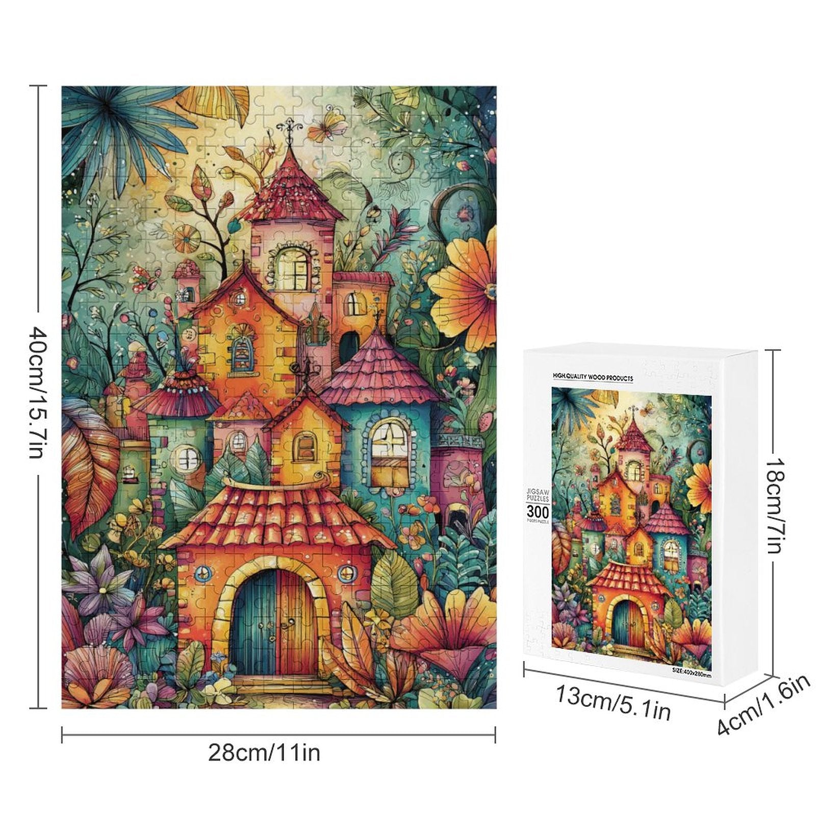 Colorful Wooden Puzzle