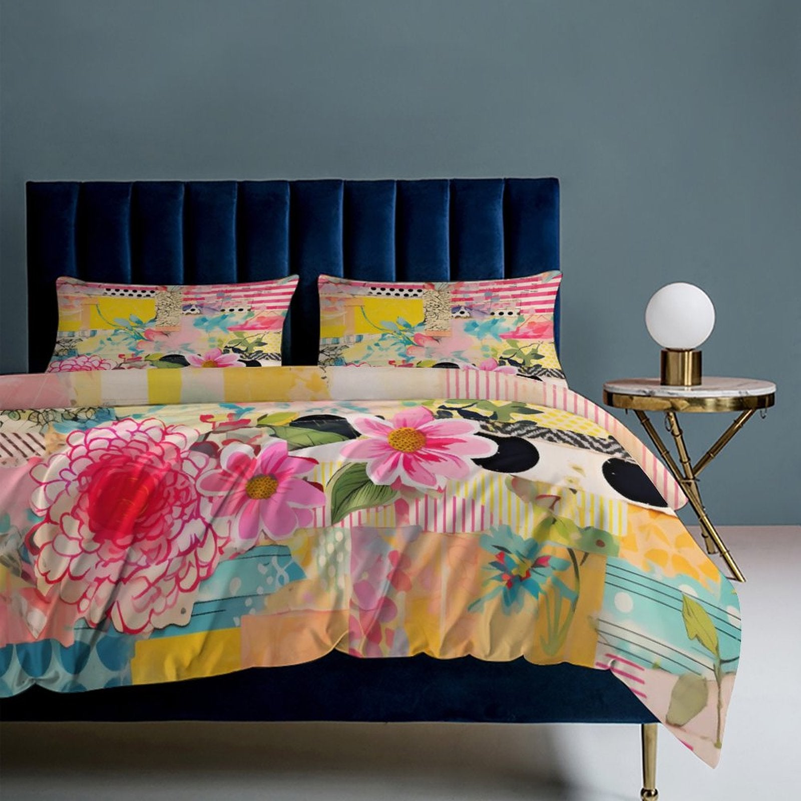 Queen 3-Piece Bedding Set-90"x90"/ 229x229cm