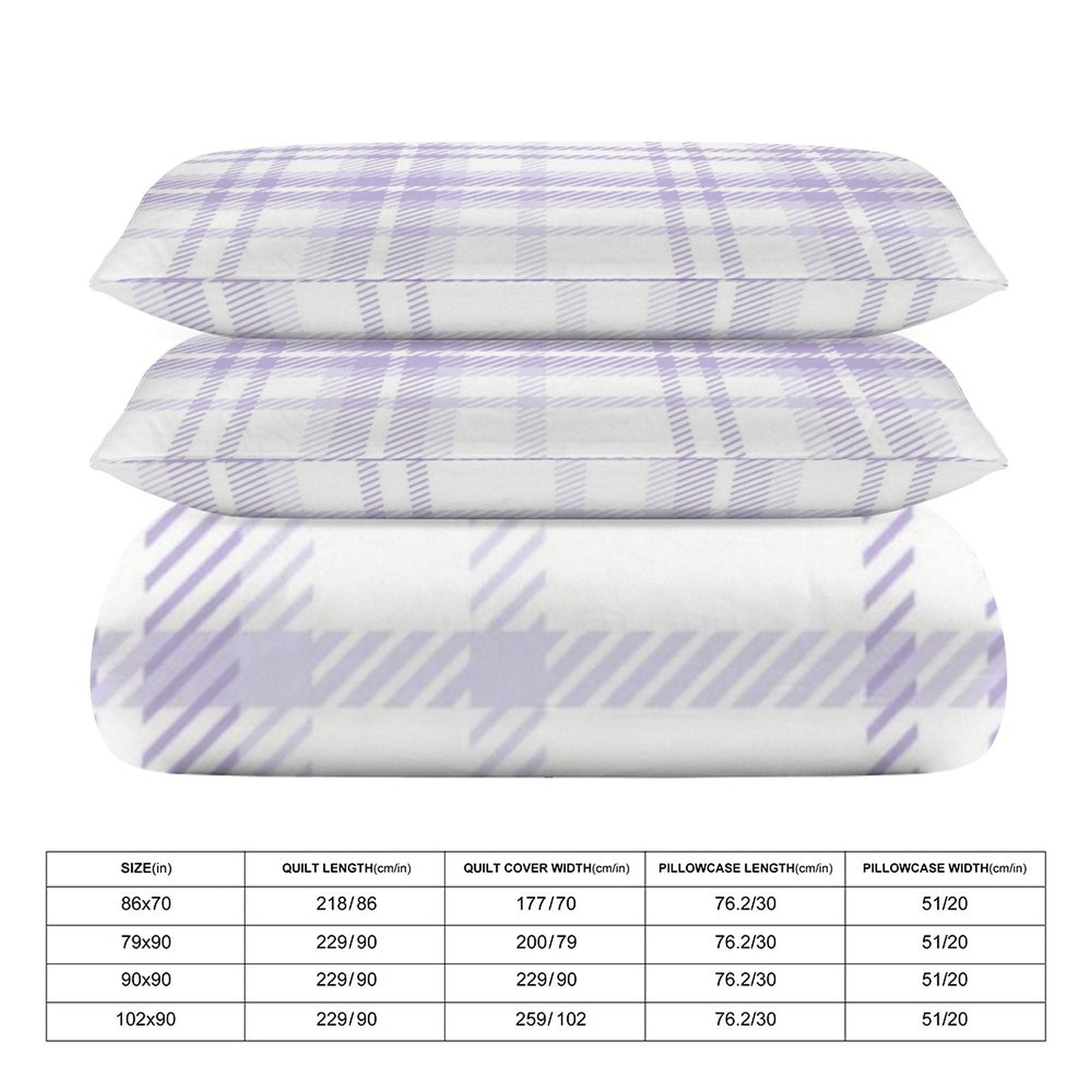 King 3-Piece Bedding Set-102"x90"/ 259x229cm