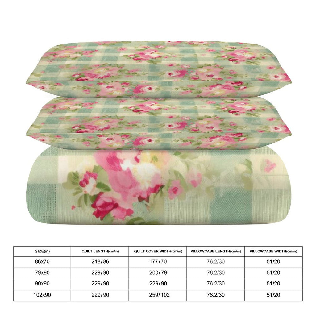 Queen 3-Piece Bedding Set-90"x90"/ 229x229cm