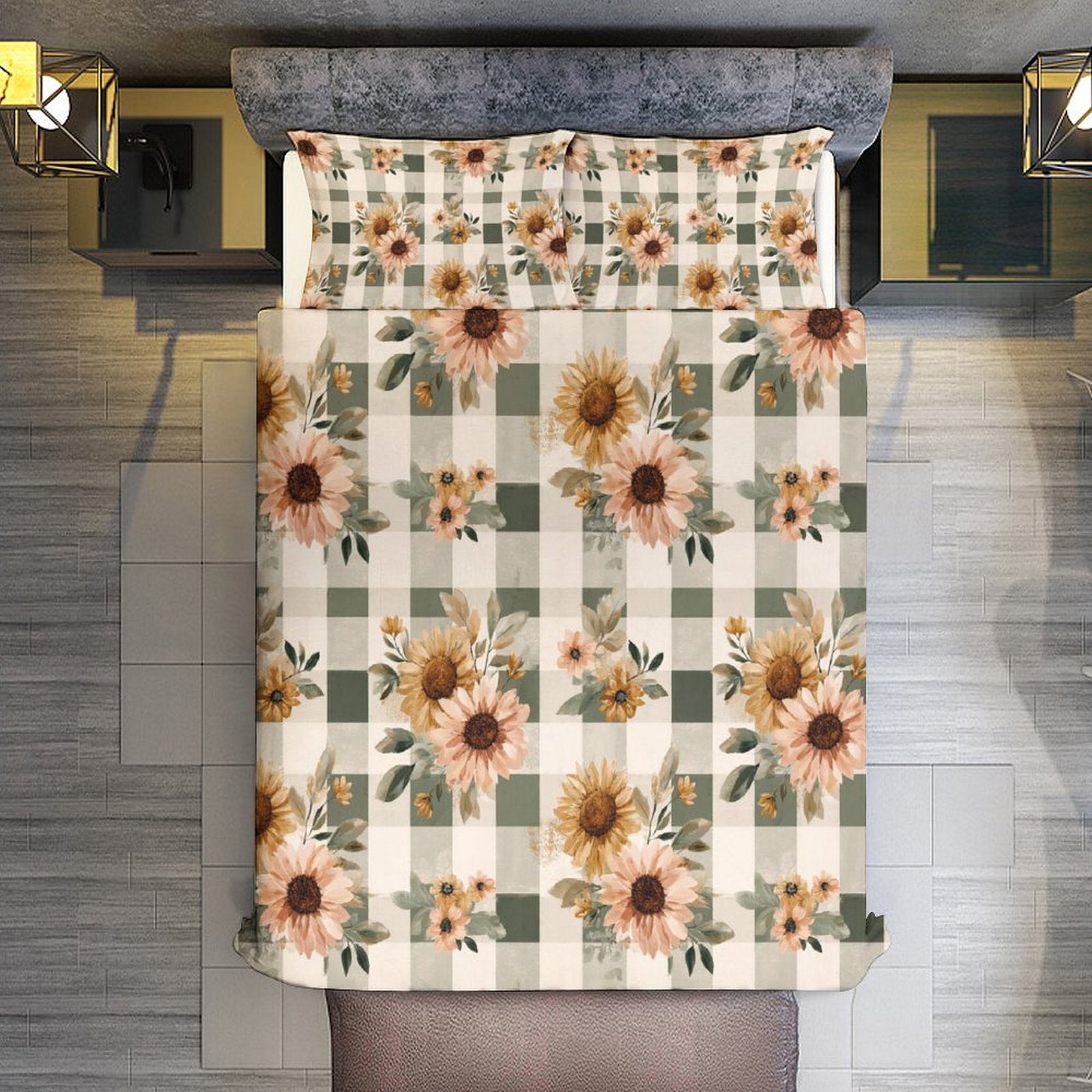 King 3-Piece Bedding Set-102"x90"/ 259x229cm