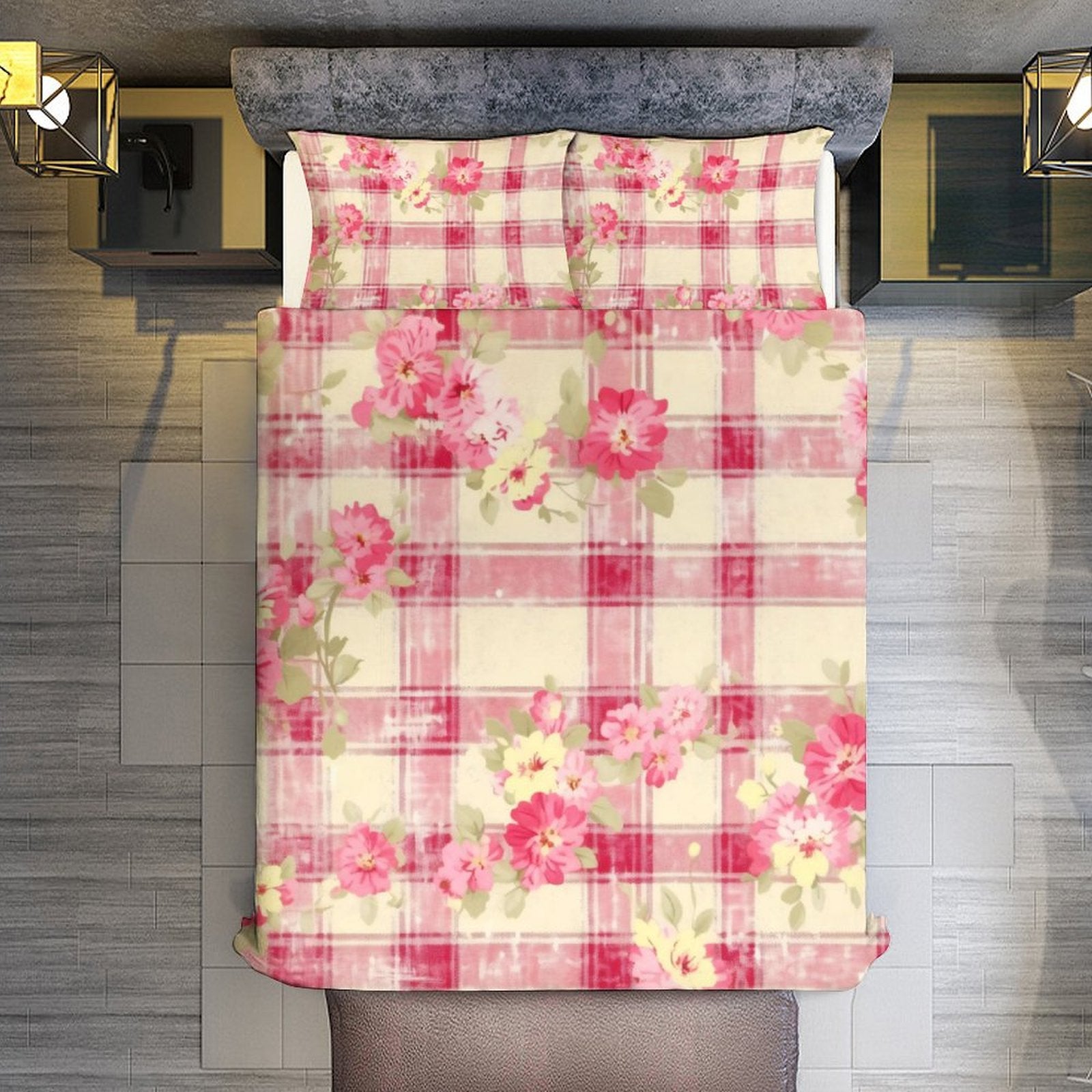 Queen 3-Piece Bedding Set-90"x90"/ 229x229cm