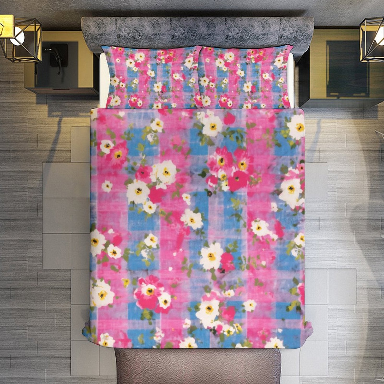 Queen 3-Piece Bedding Set-90"x90"/ 229x229cm