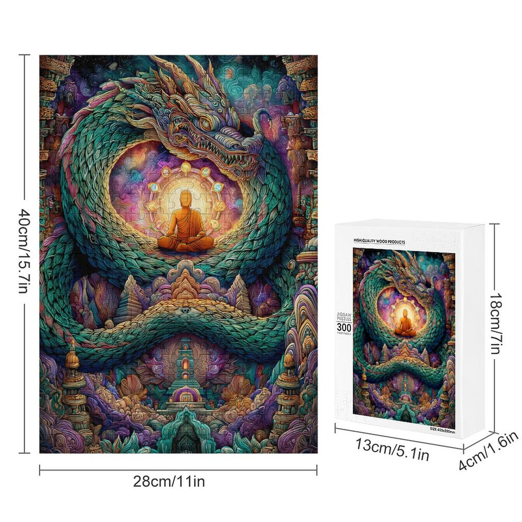 Fantasy Dragon Wooden Puzzle