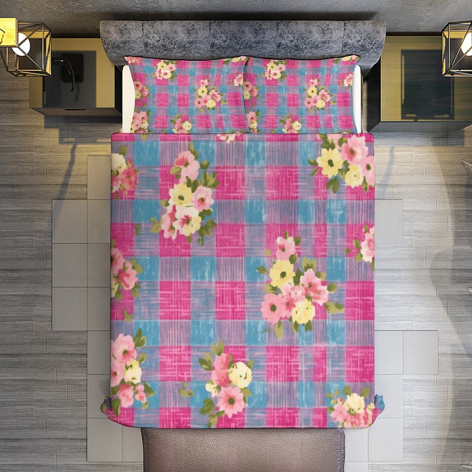 King 3-Piece Bedding Set-102"x90"/ 259x229cm