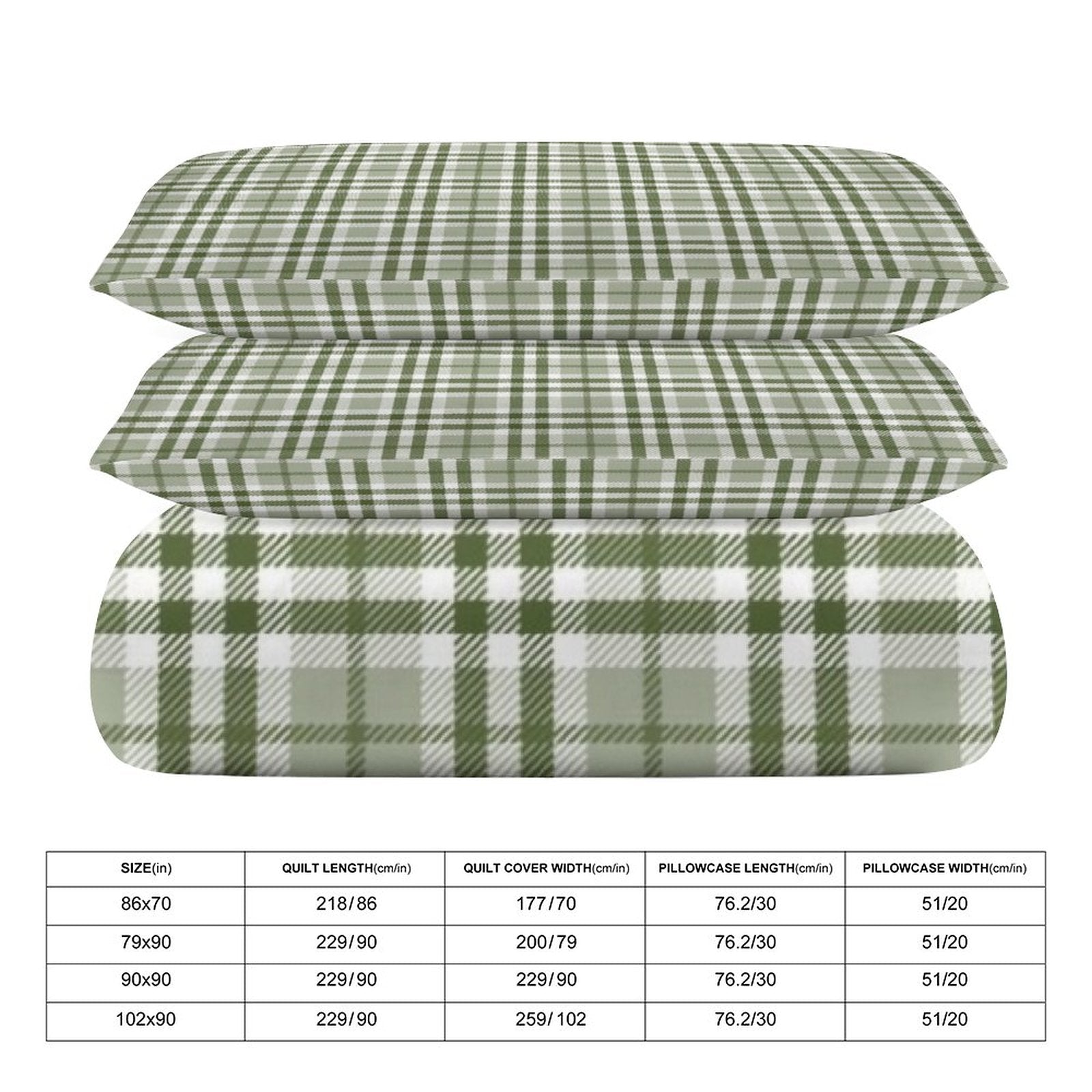 King 3-Piece Bedding Set-102"x90"/ 259x229cm
