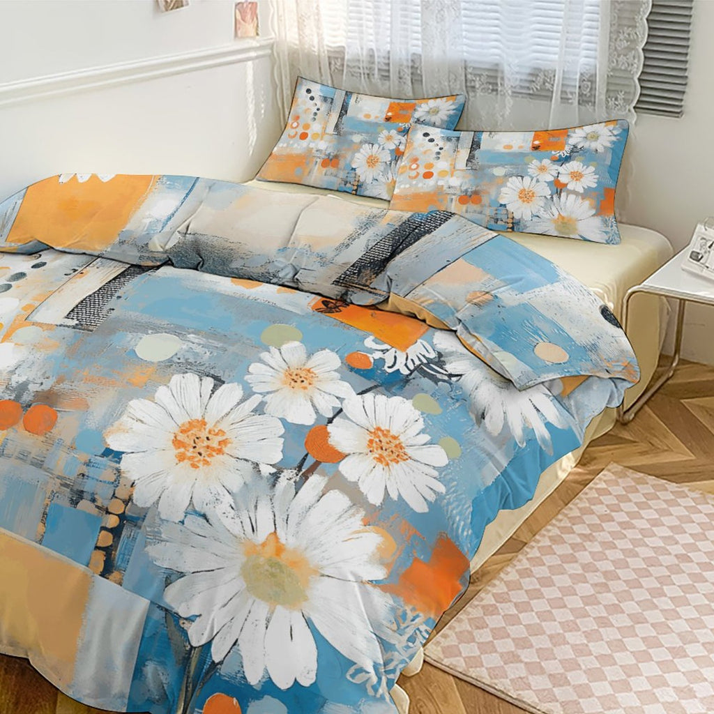 Queen 3-Piece Bedding Set-90"x90"/ 229x229cm