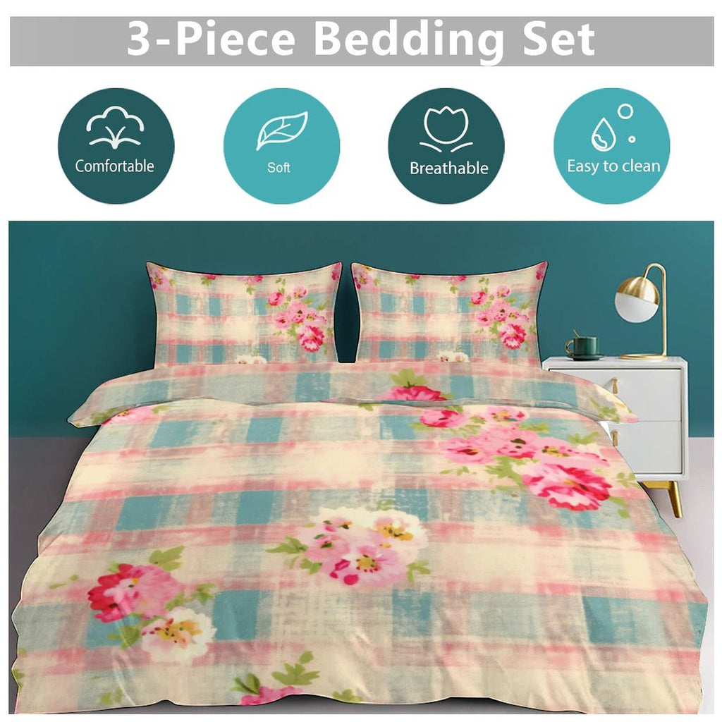 Full 3-Piece Bedding Set-86"×70"/ 218×177cm