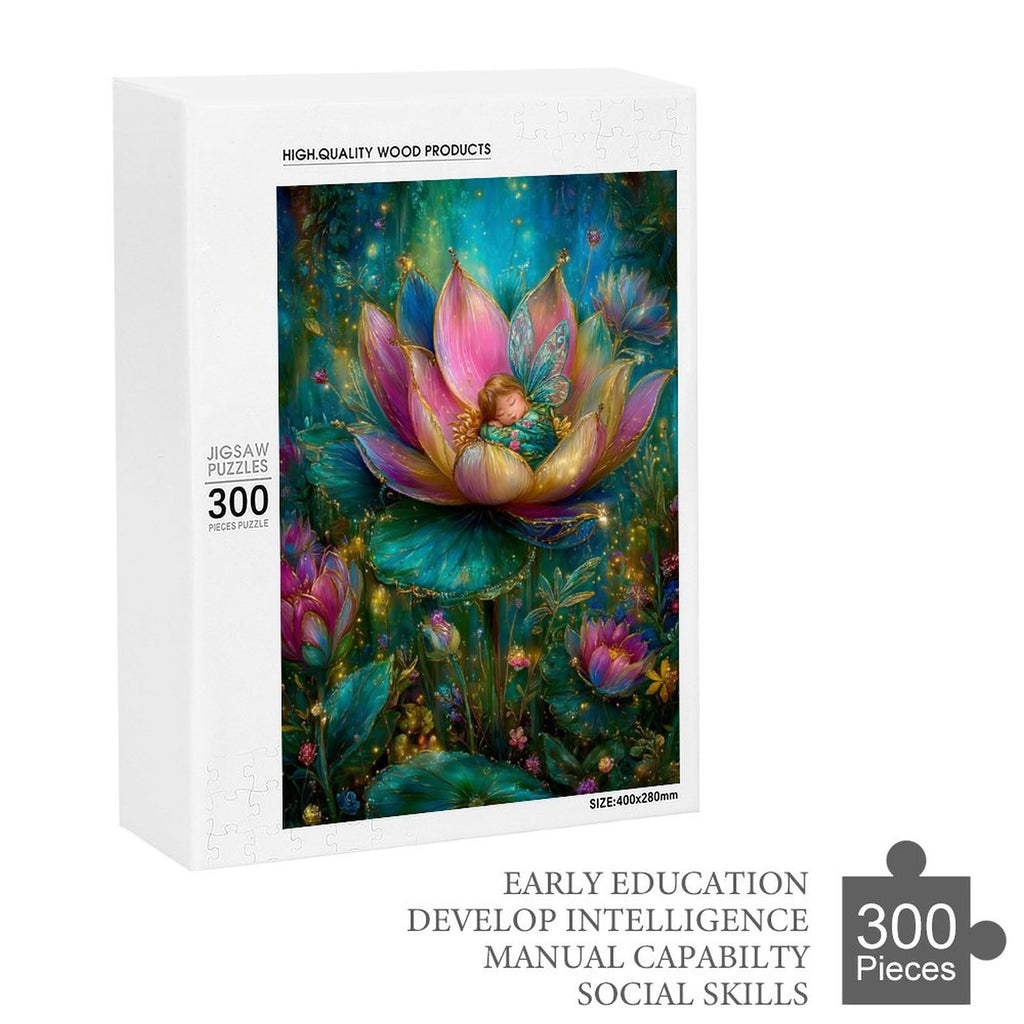 Mystical Lotus Fairy Wooden Puzzle