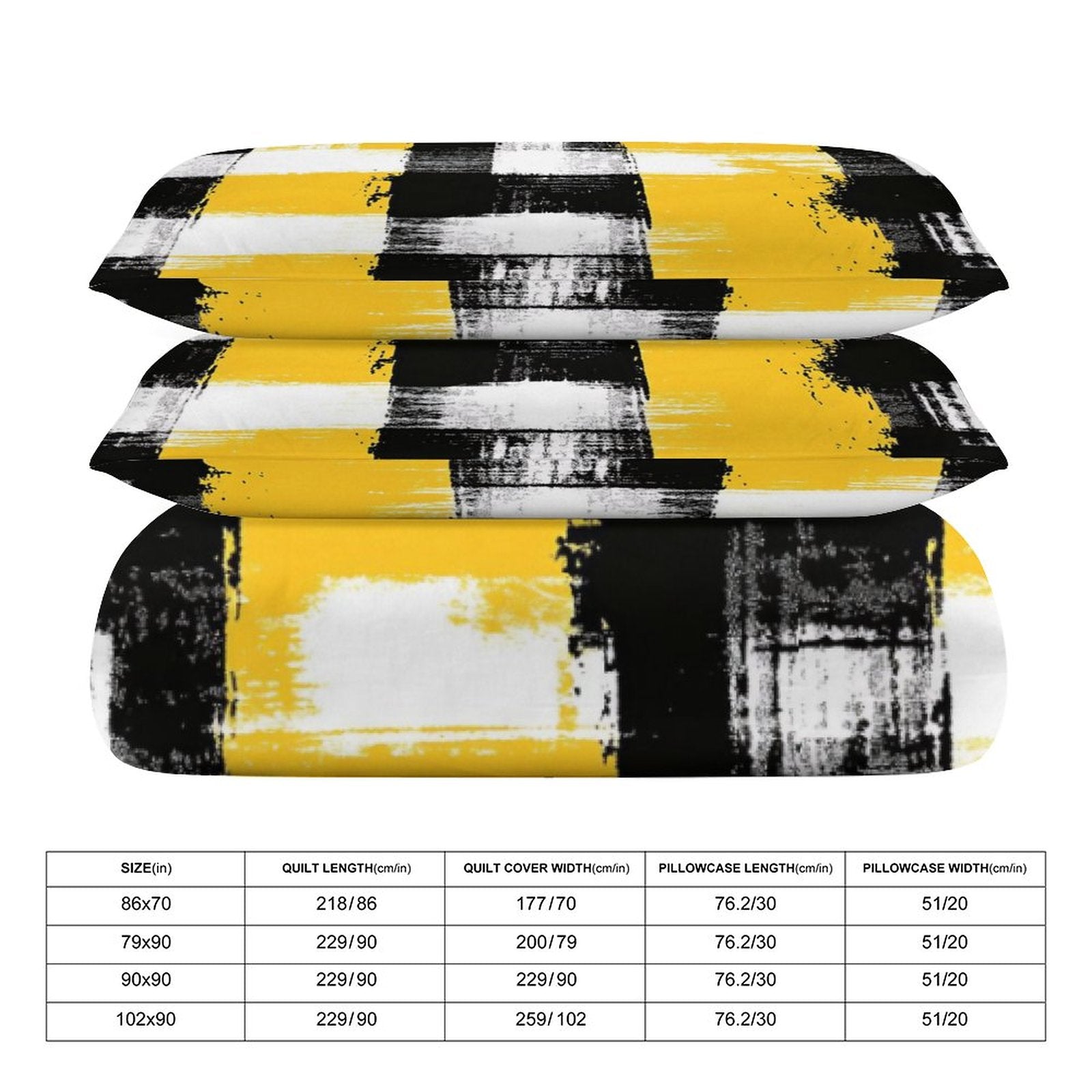King 3-Piece Bedding Set-102"x90"/ 259x229cm