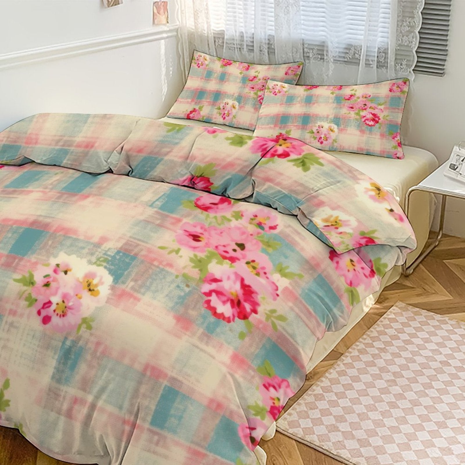 Queen 3-Piece Bedding Set-90"x90"/ 229x229cm
