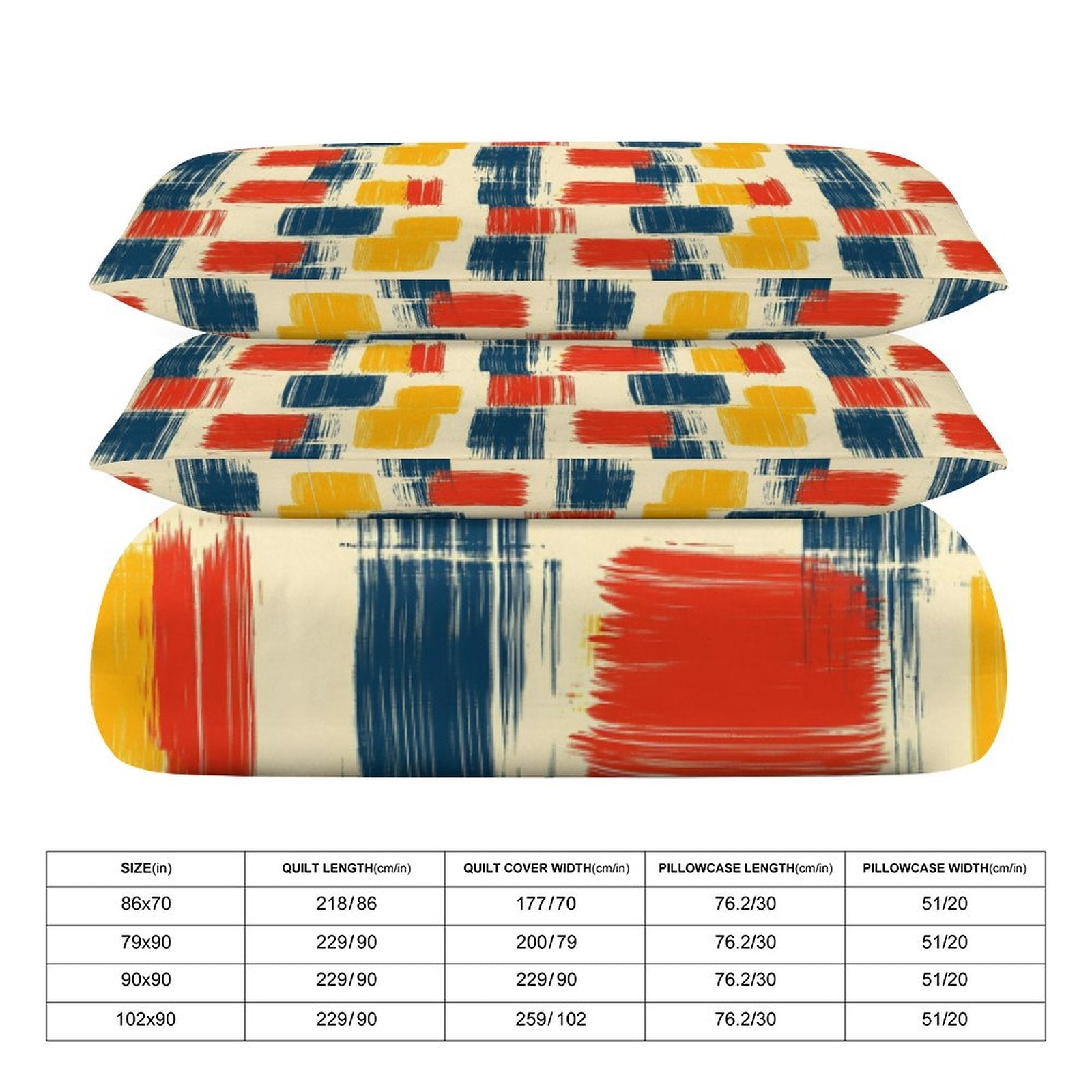 King 3-Piece Bedding Set-102"x90"/ 259x229cm
