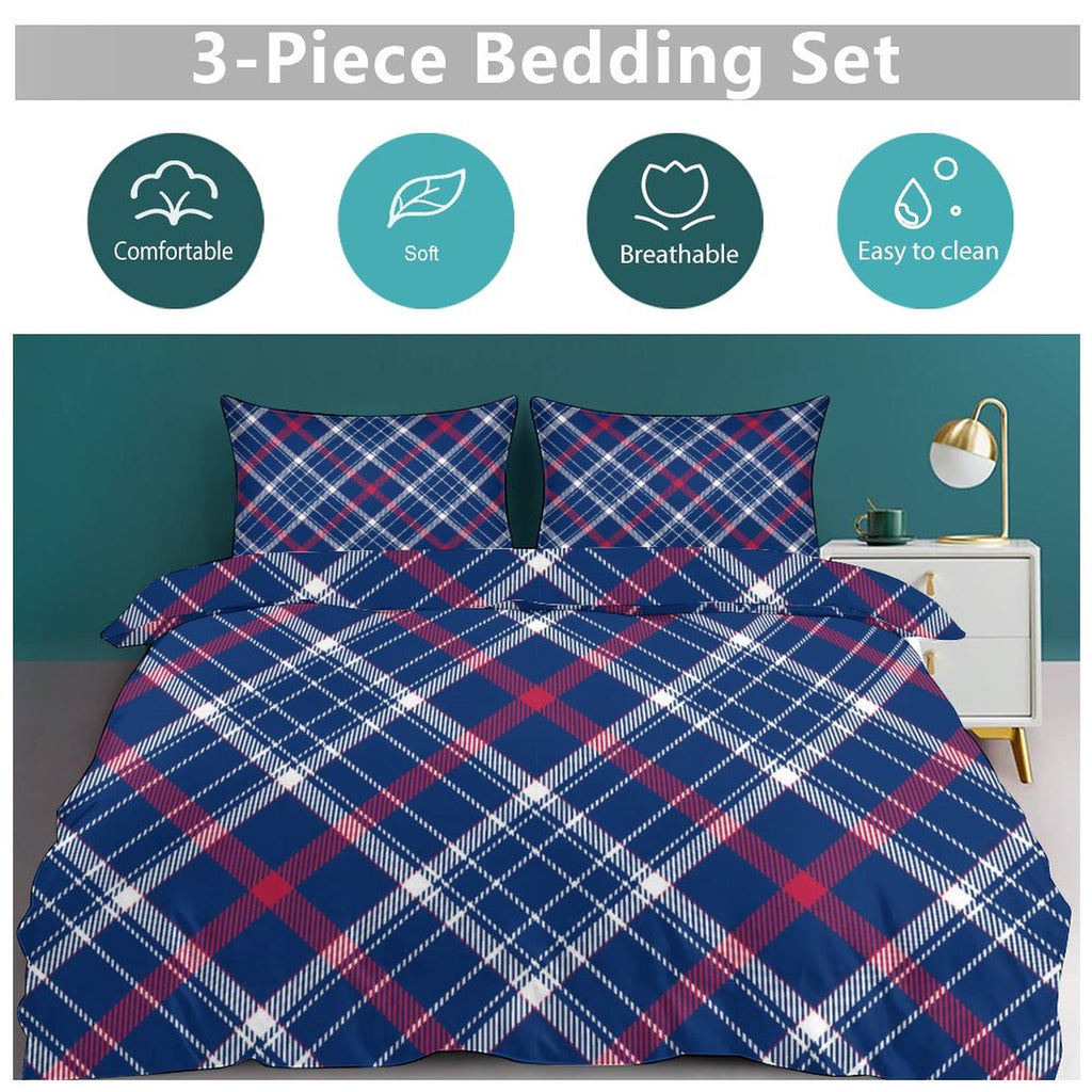 King 3-Piece Bedding Set-102"x90"/ 259x229cm