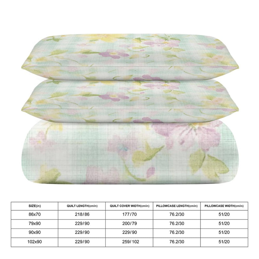 Queen 3-Piece Bedding Set-90"x90"/ 229x229cm