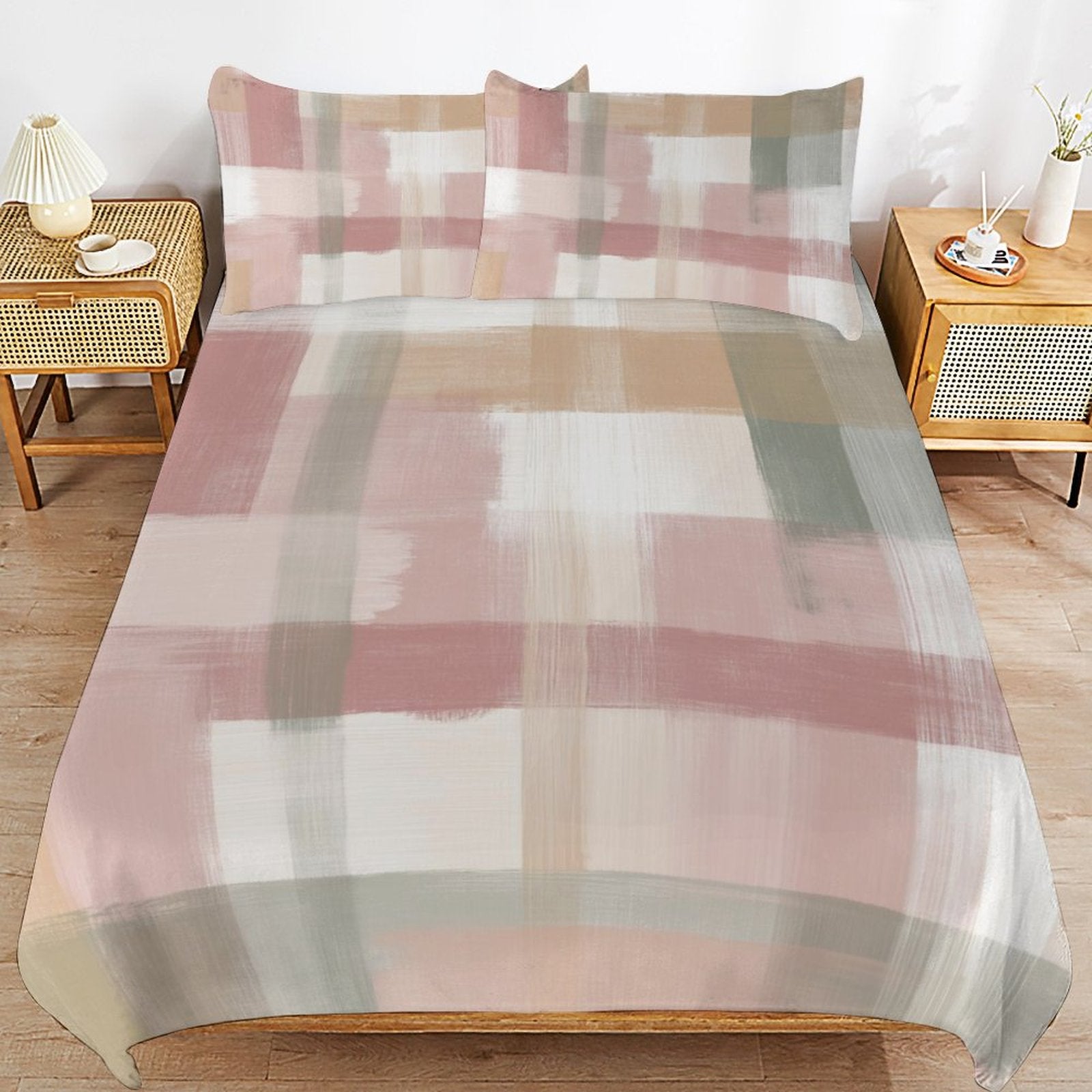 Queen 3-Piece Bedding Set-90"x90"/ 229x229cm