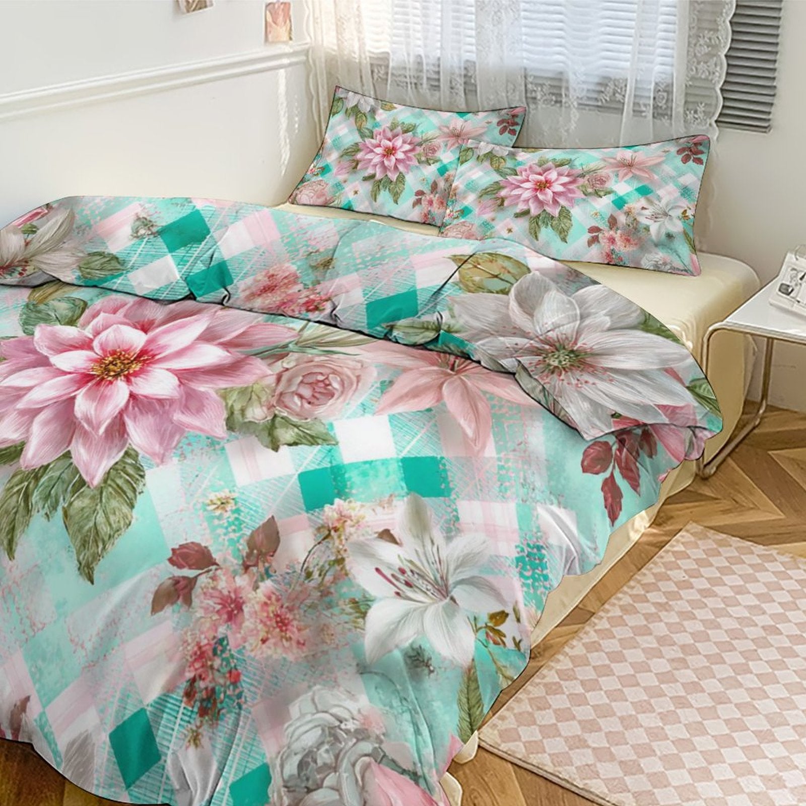 King 3-Piece Bedding Set-102"x90"/ 259x229cm