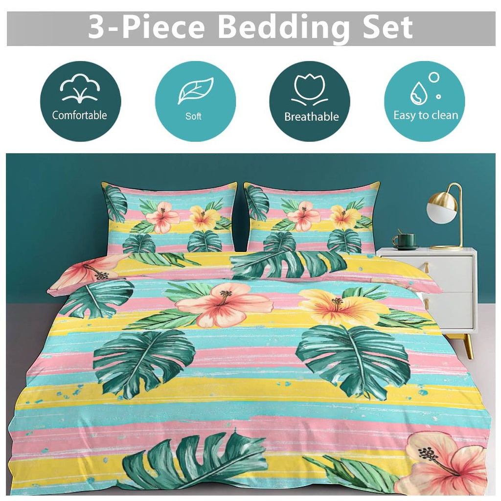 Full 3-Piece Bedding Set-86"×70"/ 218×177cm