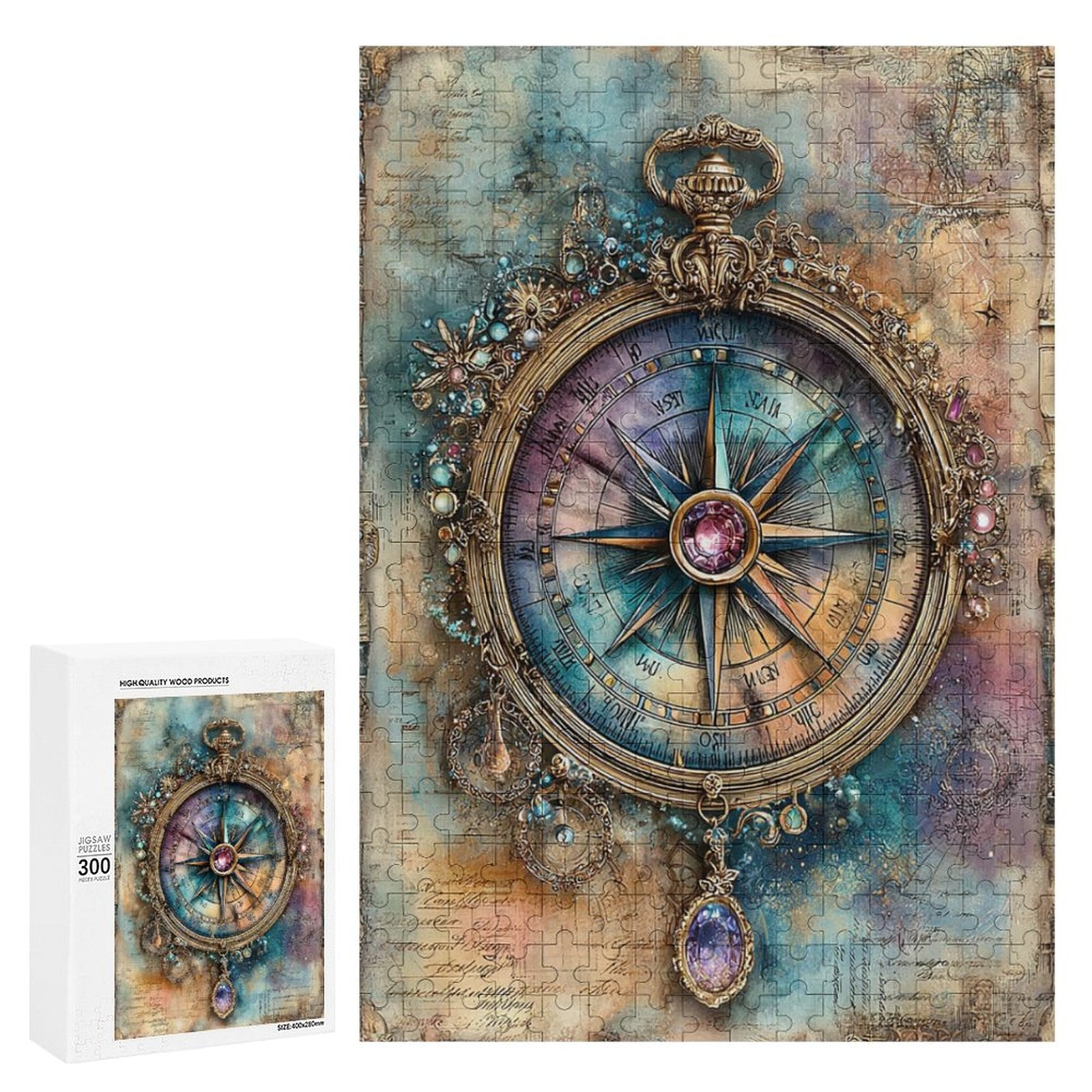 Compass Wooden Puzzle