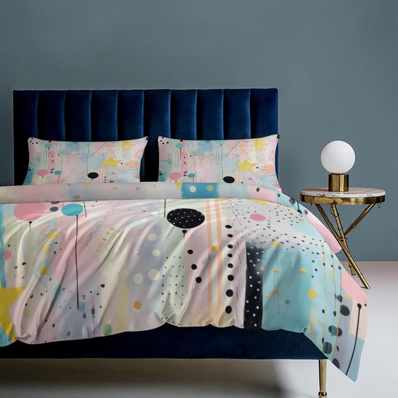 Queen 3-Piece Bedding Set-90"x90"/ 229x229cm