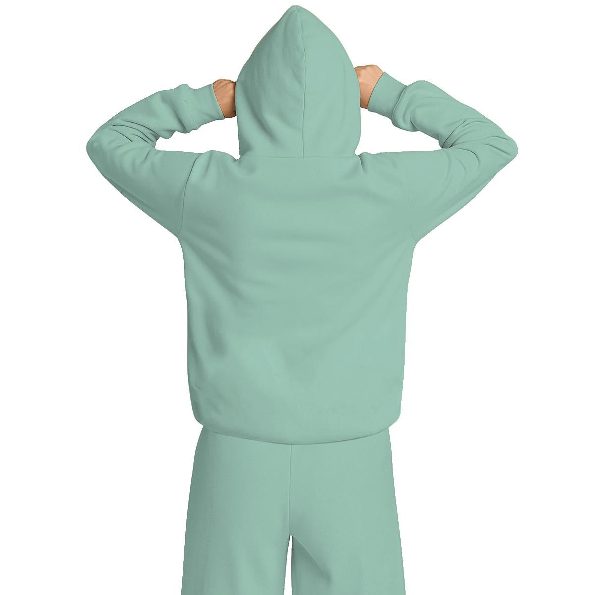 One Day or Day One Women's Travel Nap Hoodie with Built-in Eye Mask